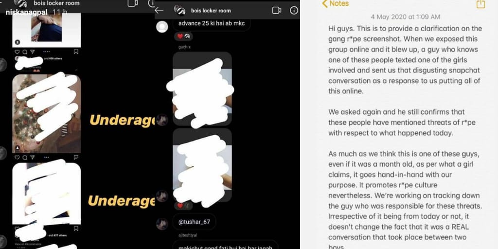 themojostory's tweet photo. The Instagram user also revealed shocking details about rape threats for having exposed this group. https://t.co/HvZpLk8hhS