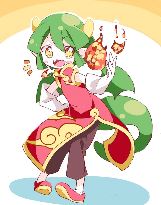 #みどりの日なので緑色の画像を貼る 