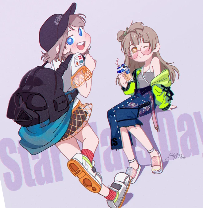 スターウォーズを考えながらラブライブを描いてみました?

#StarWarsDay
#フォースと共にあらんことを 