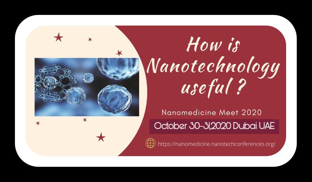AlanJane8's tweet photo. Is nanotechnology is useful...Look at some uses  of nanotechnology in other different fields..

#conferences #international #artificialintelligence #materialscience #nanoparticles #diagnostics #Dubai #UAE  #theraputics 

#nanomedicinemeet2020

https://t.co/LqbHzUGG9n https://t.co/Hz6IdsCmZR