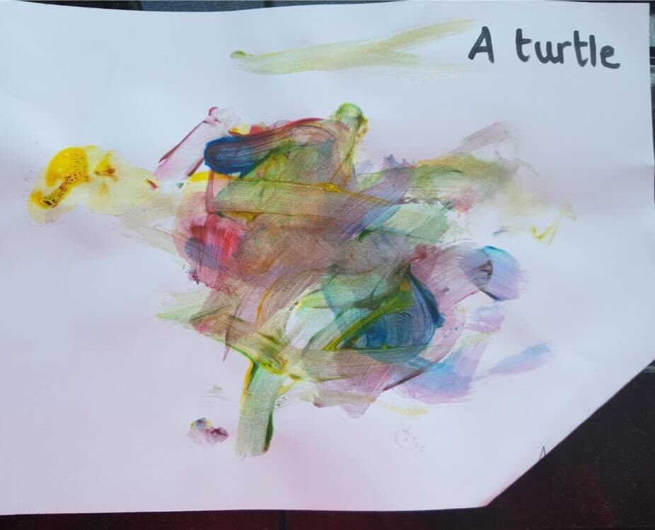 PATHSEdUK's tweet photo. 🌈☀️D A Y  4️⃣☀️🌈

Of the Pre- school 30 days of SEL challenge! Today’s challenge is: 

~ make a picture with help for an elderly neighbour ~
 
🖼 Harry created this GORGEOUS 🐢 picture all by himself! I’m sure whoever receives it will be over the moon 🤩

#30daysofSEL https://t.co/wcvRYzVgvT