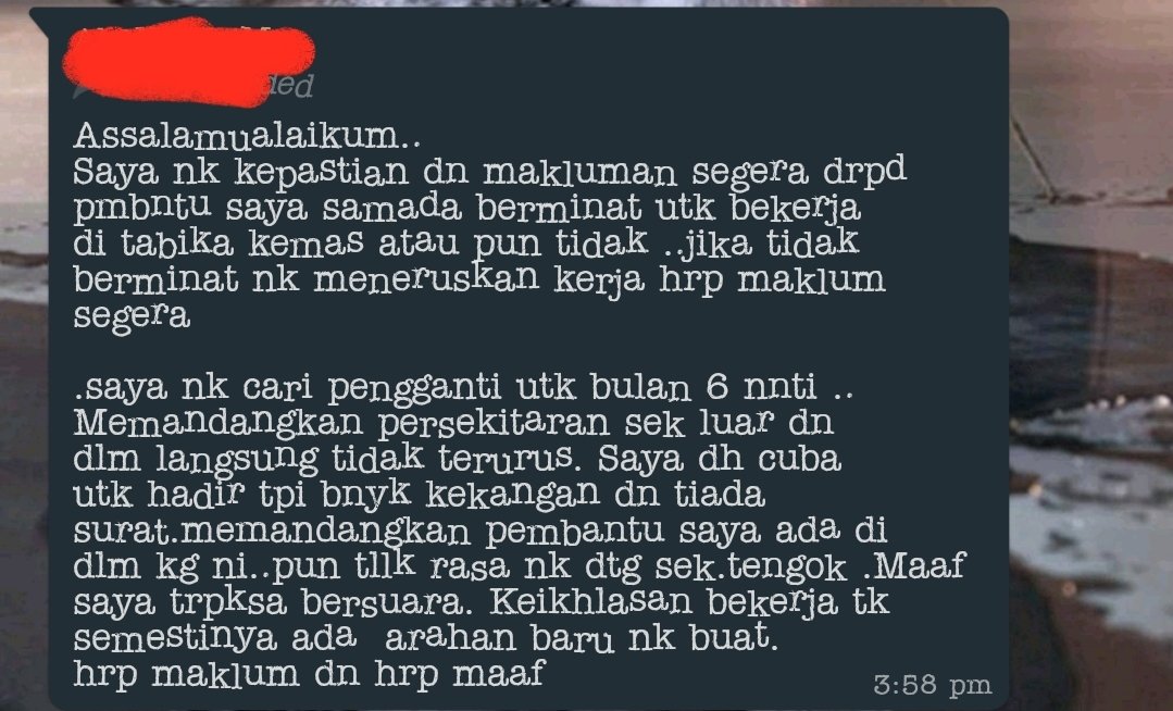 ihsanabdullah's tweet image. Cikgu tadika kemas mesej dalam group ada waris..?
Perlu ke mesej macam ni tanya, kenapa tak tanya personal..? Lagipun mmg waktu PKP ni pembantu tadika kena hadir kerja ke..?

@JKMHQ @kplb_gov #tadikakemas #kemas