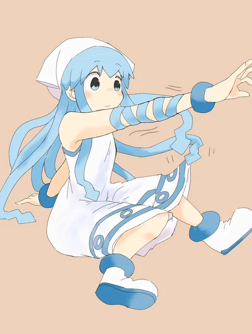 落書き 
すごいヒマしてるイカちゃん 