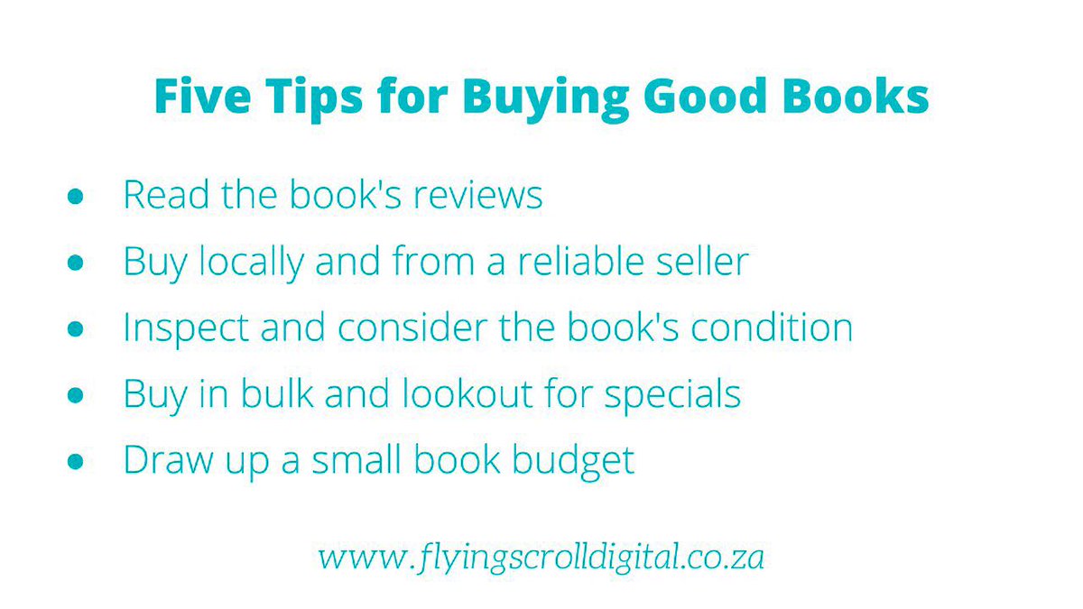 Here are a few things to consider when making book purchases 😊

#BuyingBooks
#Tips
#Books