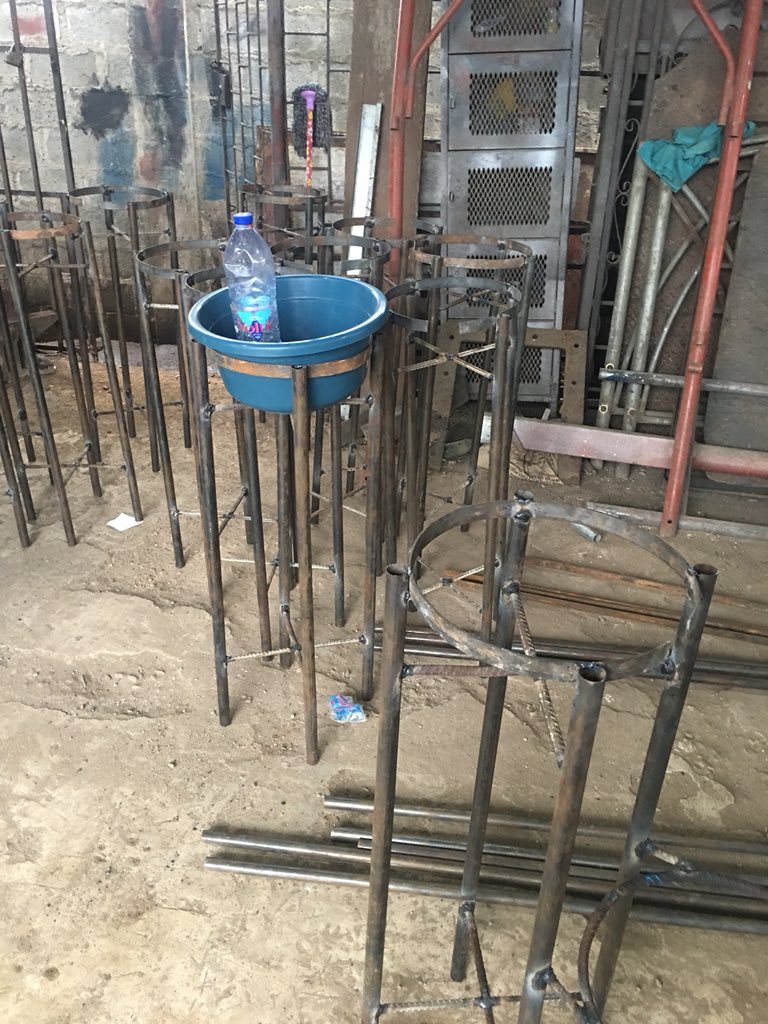 whitestarweld's tweet photo. Keep on washing your hands under running water.
For your quality and affordable Veronica Bucket Metal Stand, you can contact us now for yours!!!
#weldingshop
#welding
#Weldingandfabrication
#metalfabricators
#metals
#buildings
#whitestarweldingandfabrication
#veronicabucket https://t.co/3pbrjaL51a