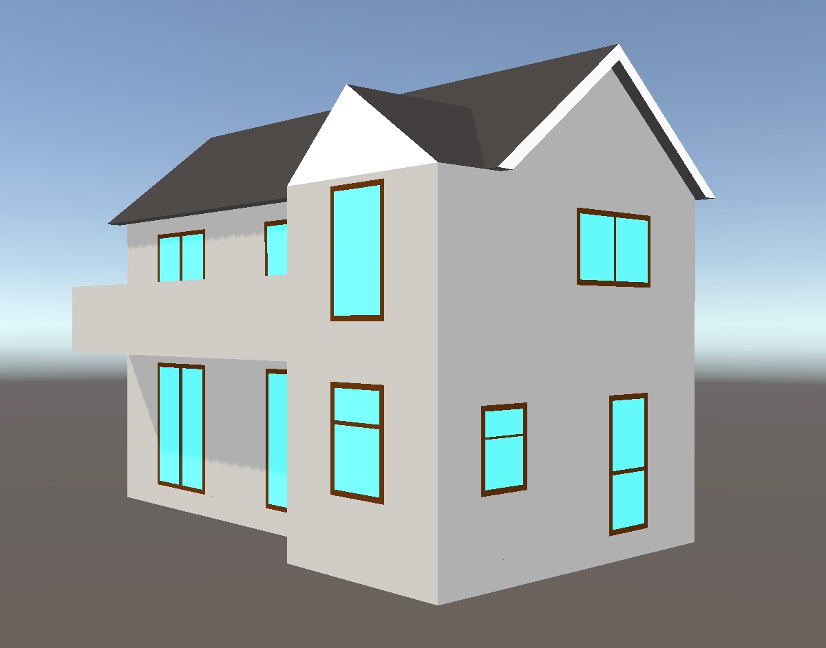 combatsheep's tweet image. 一般的なローポリ日本家屋が出来た。
UModeler楽しい。ずっと遊んでいたい。😄
#ドラスク #UModeler