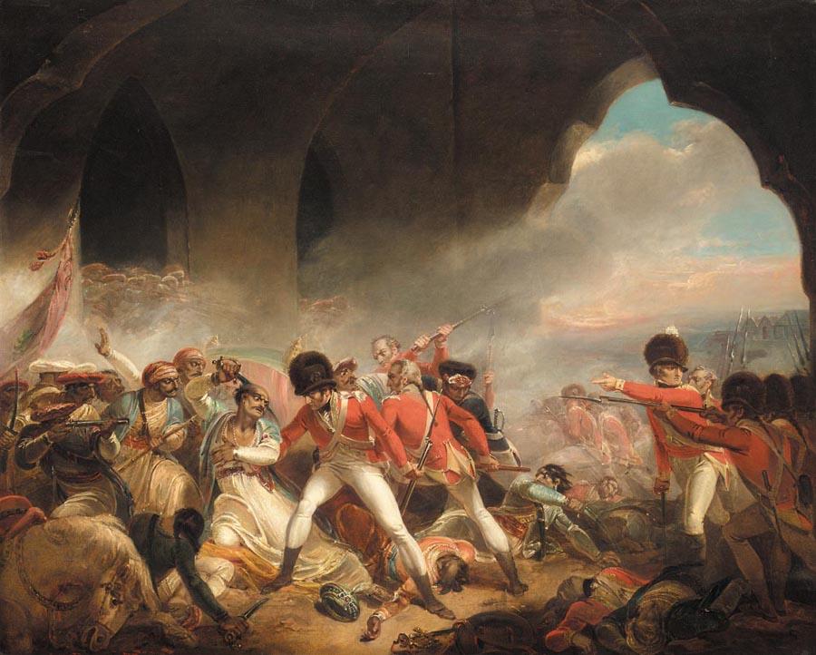 marksimner's tweet photo. #OnThisDay (4 May 1799) The Siege of #Seringapatam during the Fourth Anglo-Mysore War comes to an end when British East India Company forces successfully storm the fortress. Tipu Sultan, the "Tiger of Mysore", is killed and the Wodeyar dynasty is restored to the #Mysore throne. https://t.co/XM5PdKENX5