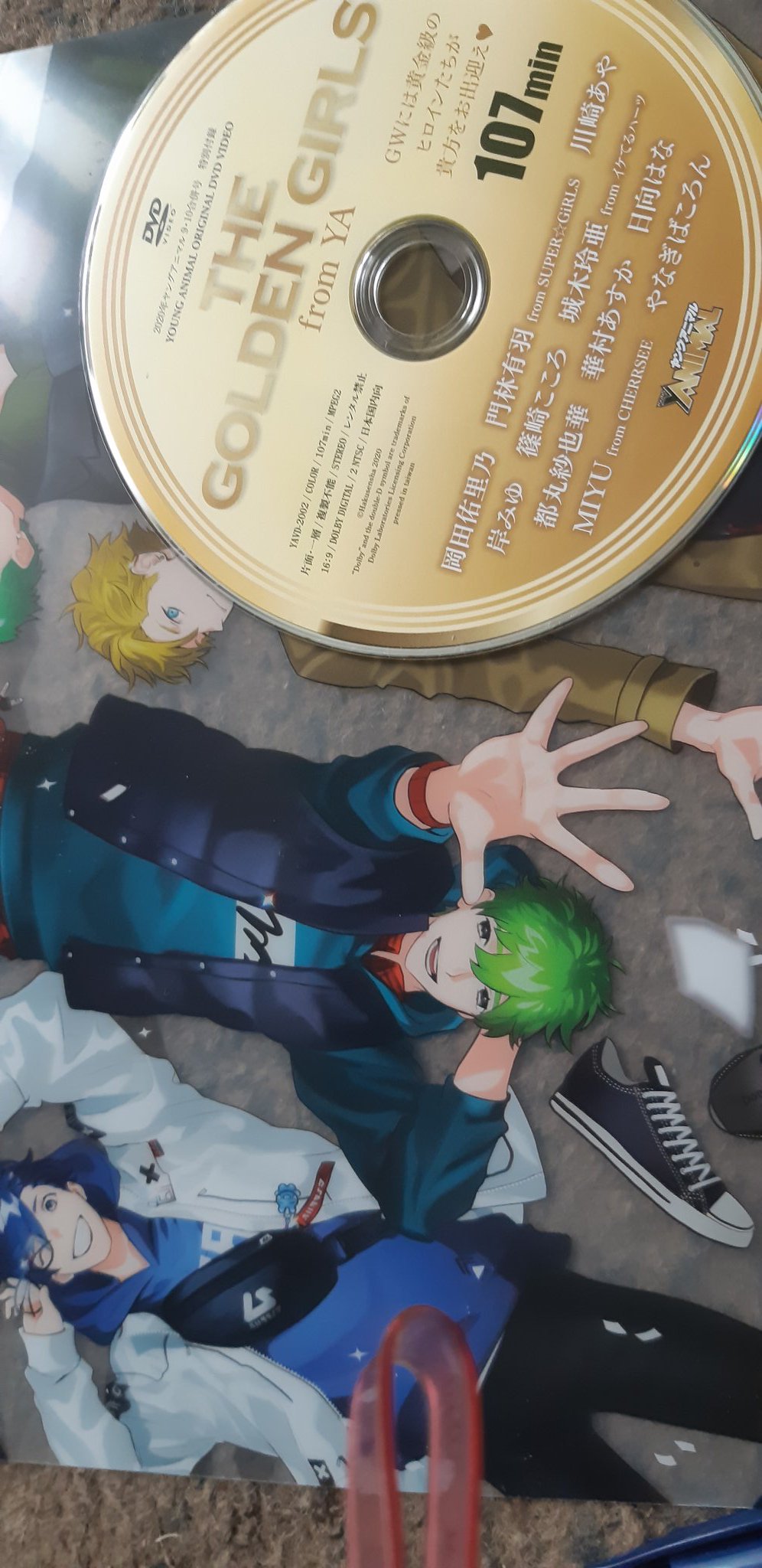 掛ちゃん 今日 昨日の続きのアニマルの付録dvdの観賞 都丸沙也華 華村あすか 日向はな Miyu やなぎばころん アニメージュの最後の付録