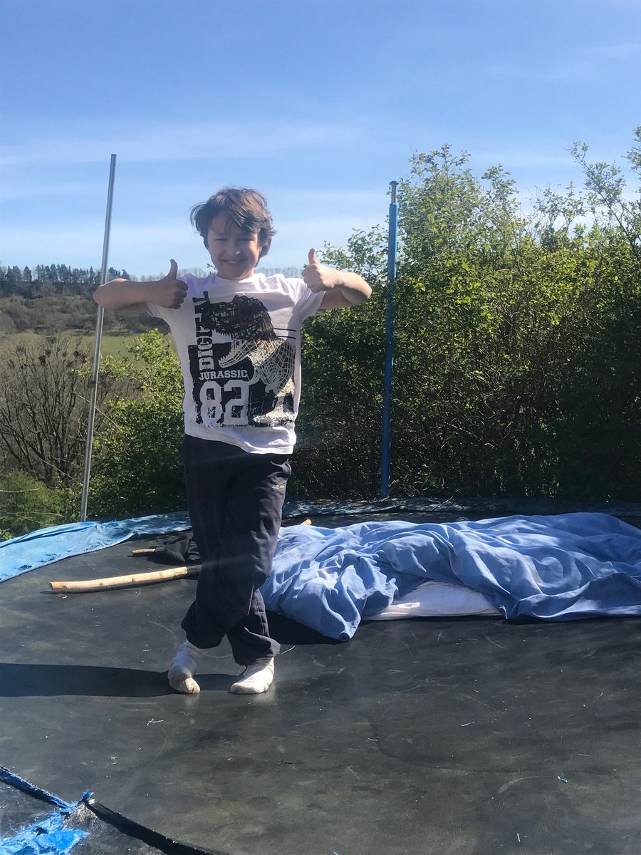 Yorkshire Cancer Research On Twitter We Re Showing Some To Theo 12 Who Has Raised 900 By Spending 24 Hours On A Trampoline In Memory Of His Dad I Can T Remember My