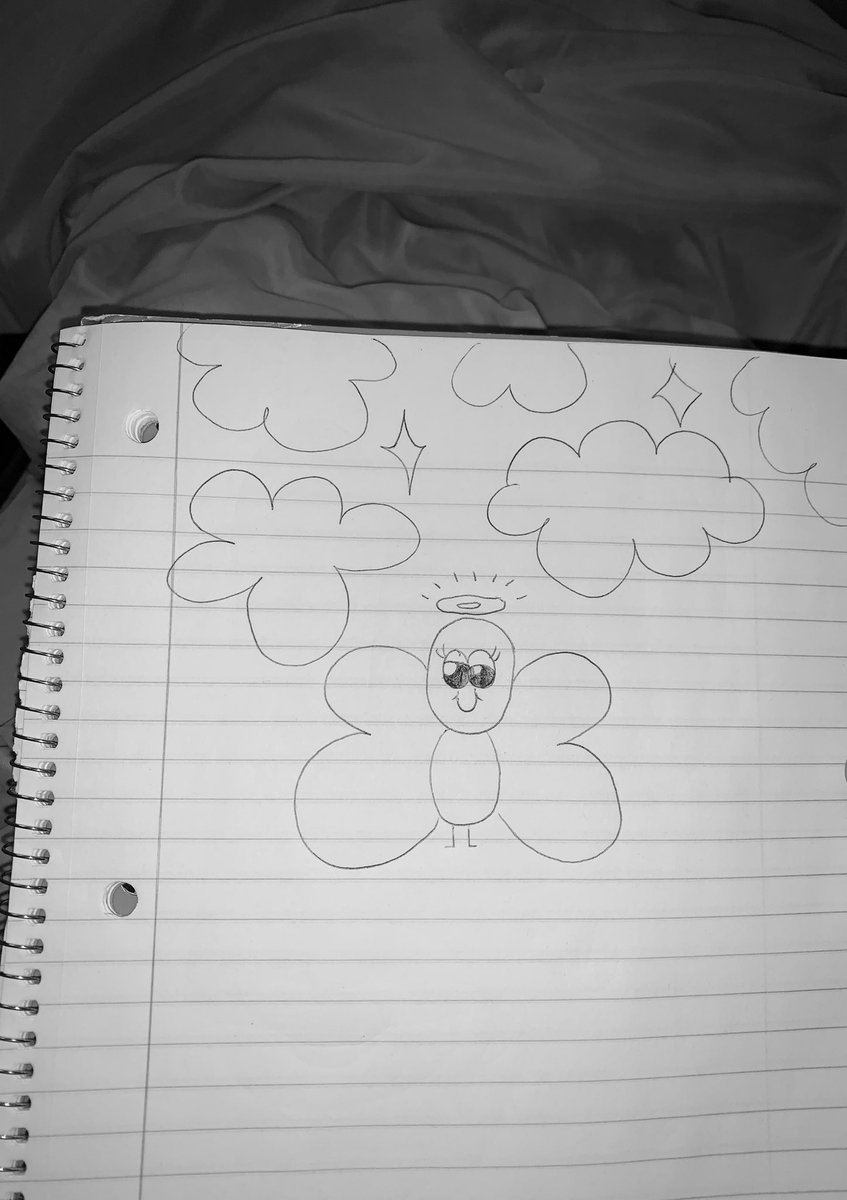 drew this cute lil butterfly