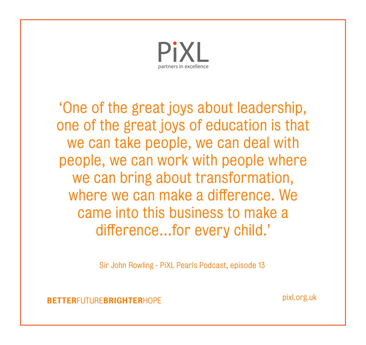 ThePiXLNetwork's tweet photo. NEW EPISODE: This week’s #PiXLPearls podcast 'Happy Endings' will hopefully remind you of the difference you make to so many. 

Listen to the episode now on Apple podcasts (https://t.co/BlbdVoVivf) or Spotify (https://t.co/kvGk76XMGk).

With thanks to @NiallAlcock and team. https://t.co/UhEr23TXDv