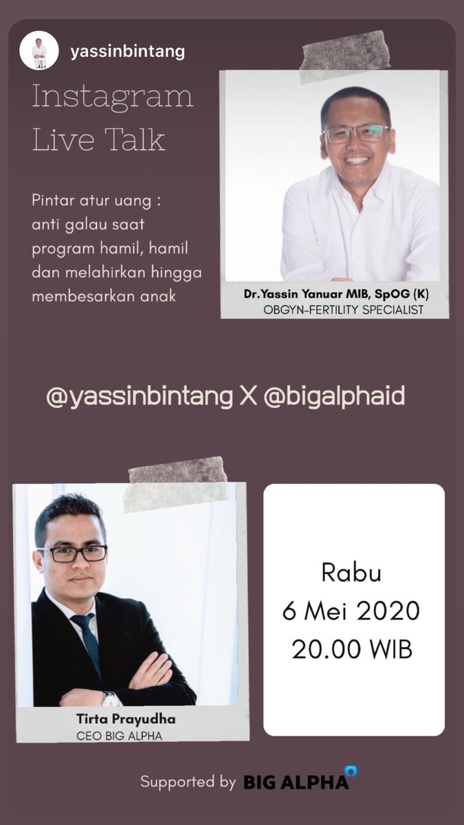AbigailAudity's tweet photo. Wajib disimak nii sambil menimba ilmu dari @yassinbintang dan @BigAlphaID 😍 https://t.co/W8IJAXL6cH