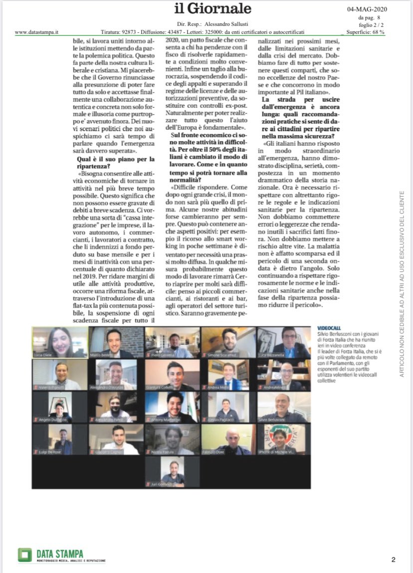 frabattistoni's tweet photo. #riformafiscale,#flattax più contenuta possibile,#sospensione ogni scadenza fiscale per tutto #2020,#pattofiscale che consenta a chi ha pendenze con fisco di risolvere rapidamente a condizioni molto convenienti.
Presidente @berlusconi spiega ricette economiche @forza_italia!
💪🏻🇮🇹 https://t.co/eOllCy3Qe3