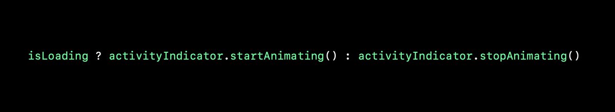 MrMcSwiftface's tweet photo. It turns out you can call functions in a ternary operator 🤯

Pretty sure I'm late to this particular party!

#SwiftLang #iOSDev #alwayslearning https://t.co/v8CHa8PqYK
