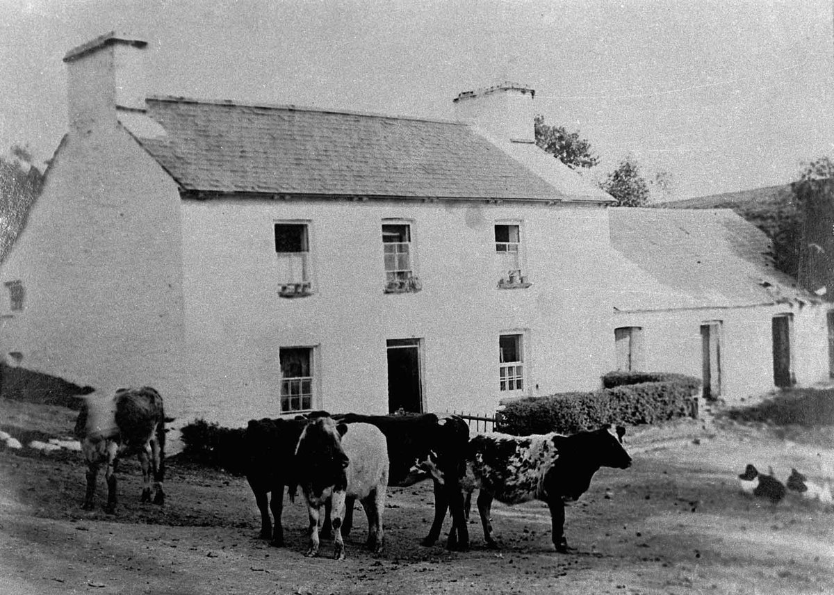 Pant, Abergorlech, sir Gaerfyrddin, tua 1912-14, cartref y canwr, baledwr a’r didannwr Bertie Stephens. Recordiodd Bertie dros 80 o ganeuon difrifol a digri i'r Archif, llawer yn rhai a glywodd mewn ffeiriau lleol pan yn fachgen ifanc. Rhagor amdano yma: amgueddfa.cymru/erthyglau/2007…