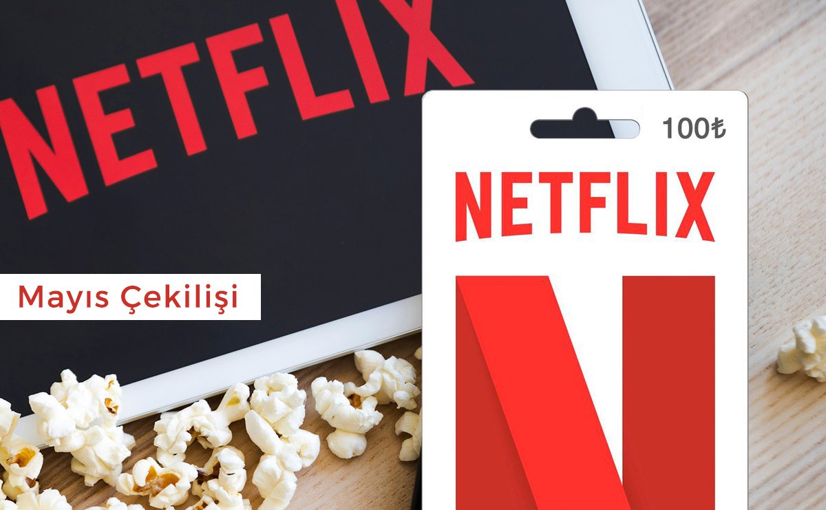 Bu tweeti RT eden ve hesabımızı takip eden 3 kişiye 100'er liralık Netflix hediye kartı vereceğiz. Çekiliş tarihi 29 Mayıs 2020. Detaylar 👇