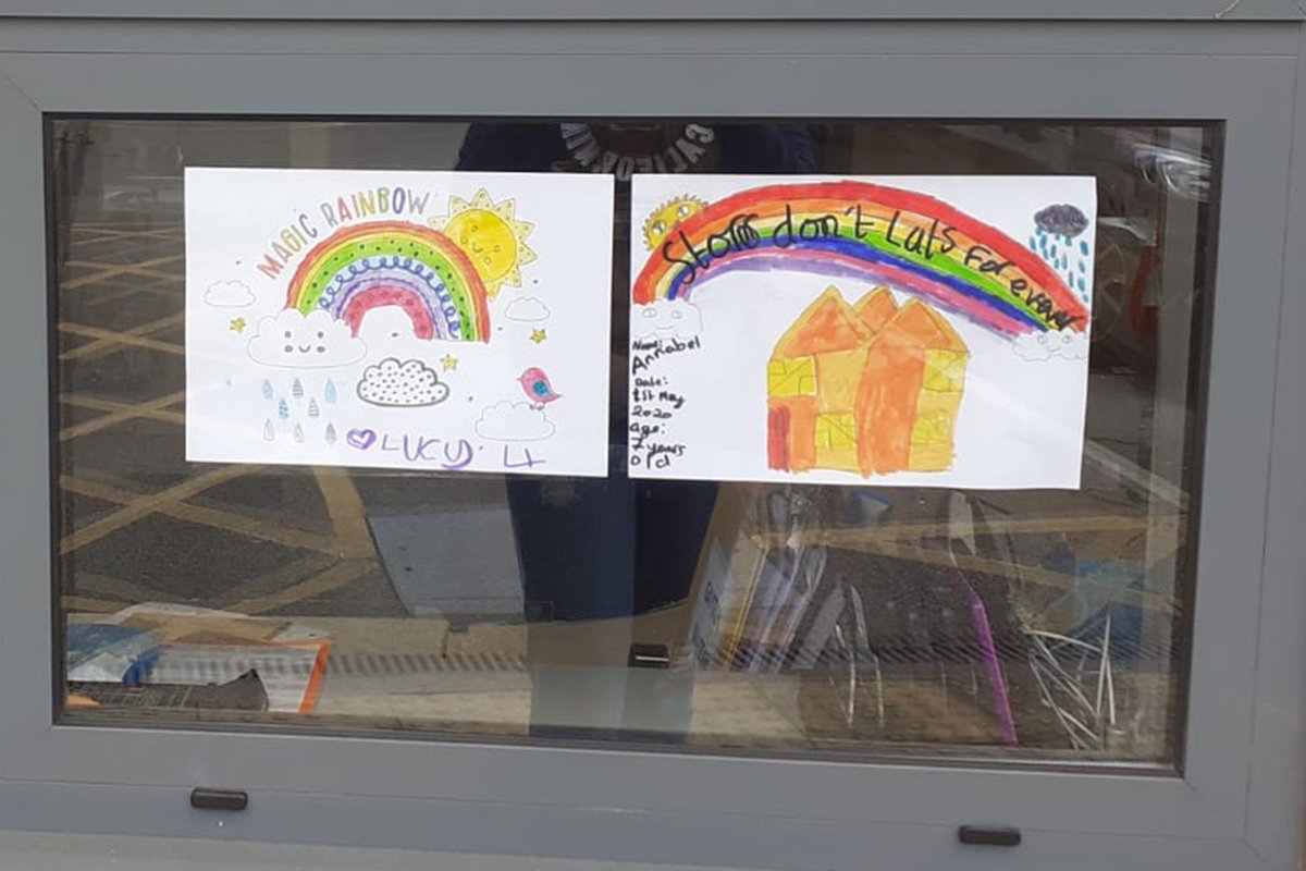 gaytonpool's tweet photo. Good morning hope you've all enjoyed the weekend.
Thank you so much for the kind pictures we have received from Lucy (4 years) and Annabel (7 years) that are brightening up our windows at #GaytonPool.
Have a great week everyone. πππ https://t.co/Ha0xg4xwCy