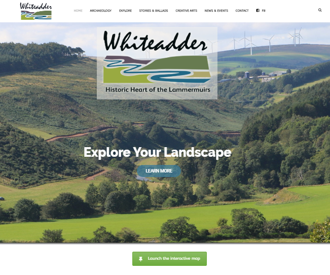 aocarchaeology's tweet photo. Check out the lovely new interactive mapπΊοΈover on the #WhiteadderProject page. You'll find markers for lots of archaeological and historical sites as well as local songs, stories and ballads. Click the green button on the homepage π https://t.co/H33e02u23K https://t.co/AJO70U5EVI