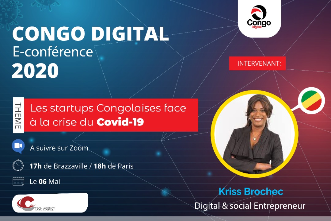 africadiginews's tweet photo. #CONGODIGITAL

@KrissBrochec est parmi les intervenants de notre #Webinaire , qui aura lieu le 06 Mai 2020 à 17h de Brazzaville/ 18h de Paris  sur Zoom. 

Inscrivez-vous 👉👉👉 https://t.co/dvbyorvqc0

NB : Les places sont limitées .

À ne pas rater !
@edithbrou @africatechie https://t.co/8y4Tg4nrEB