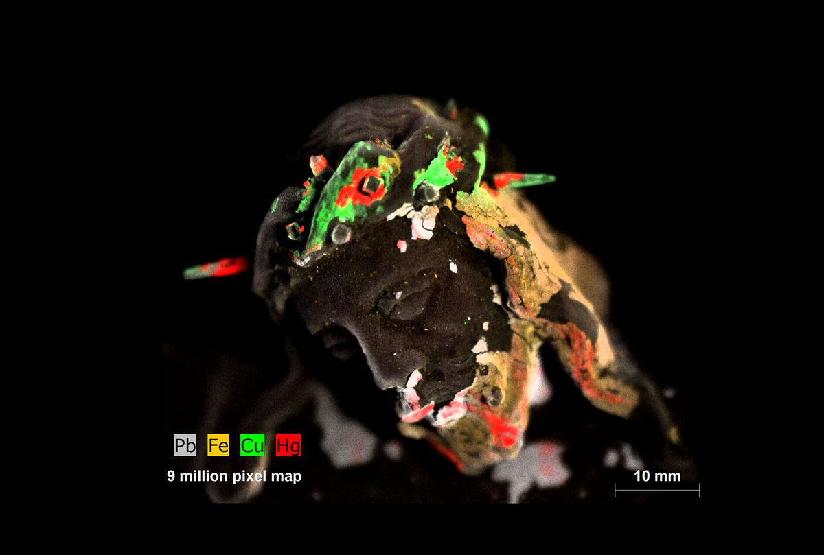 bruker's tweet photo. Our Art and Conservation webinar series will start in two days with a review of the latest advances in micro-XRF and how they help interrogate cultural heritage objects. 
#brukernanoanalytics #webinars #microxrf #macroxrf #maxrf #xrf #art #conservation 
https://t.co/mThkUp0XOe https://t.co/LLNyMIIIui