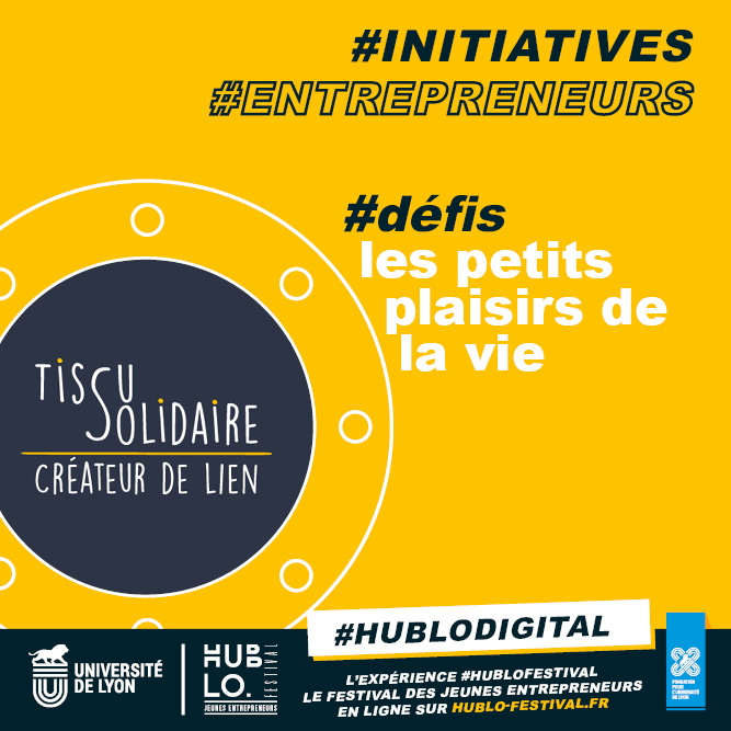 💡 [Zoom sur les initiatives entrepreneurs] 
Initiative #artistique 🎨 de @TissuLe. Participez aux défis “ Les petits plaisir de la vie ” et partagez votre création sur vos réseaux avec 👉 lnkd.in/gH54Uws

Lien vers l'article 👉 bit.ly/2zWSwcP
