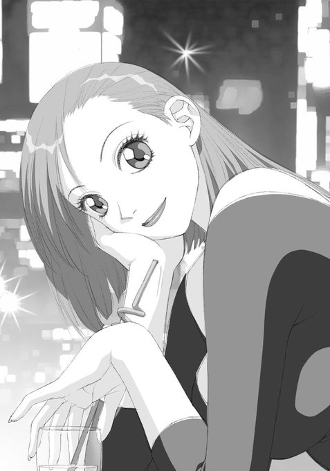 「ボクのふたつの翼」から、台詞フキダシ無し絵、その,14
両性具有の娘の自分の身体の目覚めから恋愛に至るまでの話し…が、途中からSFになっちゃうのです(^^;;

この頃はペン入れした原画をスキャナーでMacに取り込んでPhotoshopで彩色から仕上までしています

原画紙はBBケント、ペン入れはピグマ 