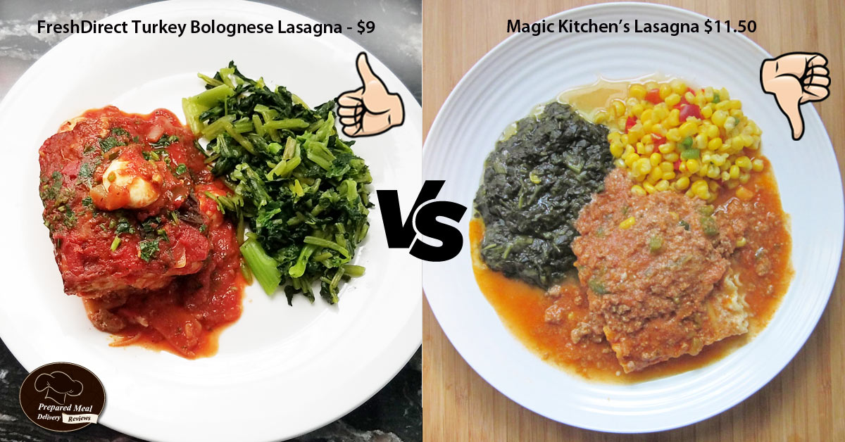 SeniorMealHelp's tweet image. FreshDirect Lasagna ($9) vs. MagicKitchen's Lasagna ($11.50). Which do you think we found to be a better value and senior meal? Read more at senior-meals.org/Magic-Kitchen
#seniormeals
#seniormealdelivery
#magickitchenreviews