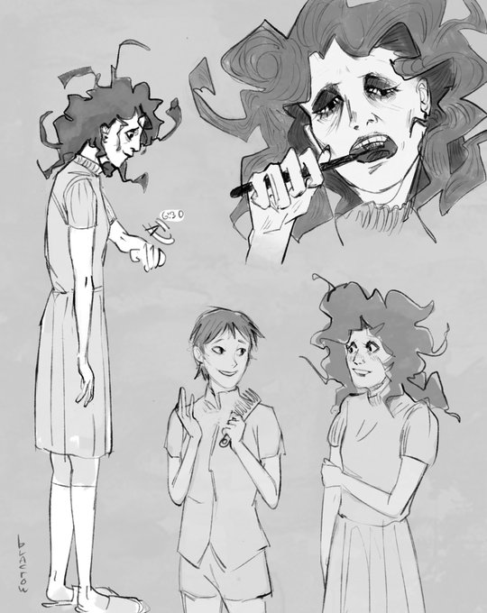4.
She's a mess... But also a gothic queen. 