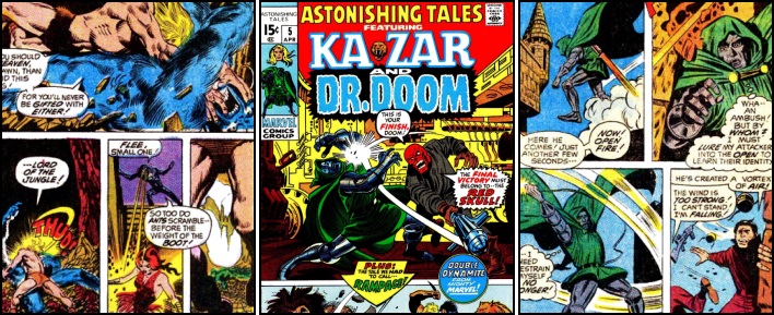 Blaxkleric's tweet image. "Hard to imagine a more sense-shattering sequence of action-packed set-pieces."

Wonderful stuff from April 1971 by @gerryconway #LarryLieber #BarrySmith #GeorgeTuska &amp;amp; @Marvel in "Astonishing Tales" No.5.

You can read my review here: thebrownbagaeccb.blogspot.com/2020/05/astoni…