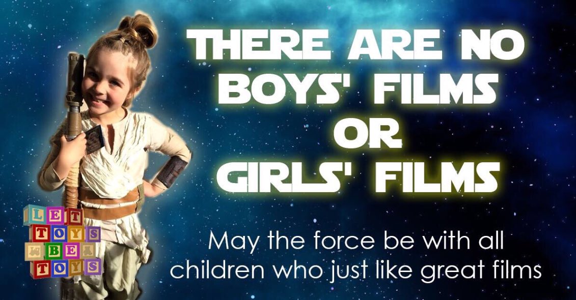 Happy #StarWarsDay to all the girls and boys who love to play Star Wars. #MayThe4thBeWithYou