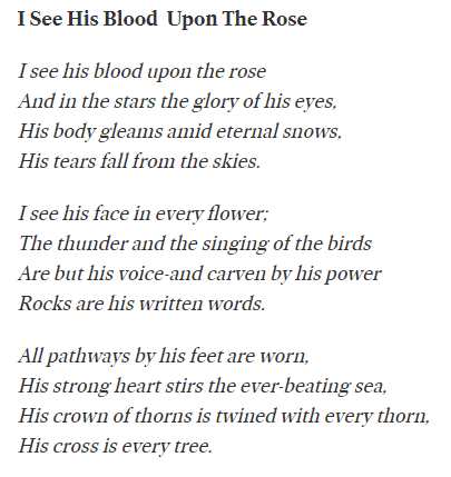 @irelandincolour @1916movie @HistIreHedge @NLIreland @DeOldify @ckellymla @ElishaMcC_SF @irelandbattles @IrishRepubIic @steelepicture I See His Blood  Upon The Rose-Joseph Mary Plunkett
