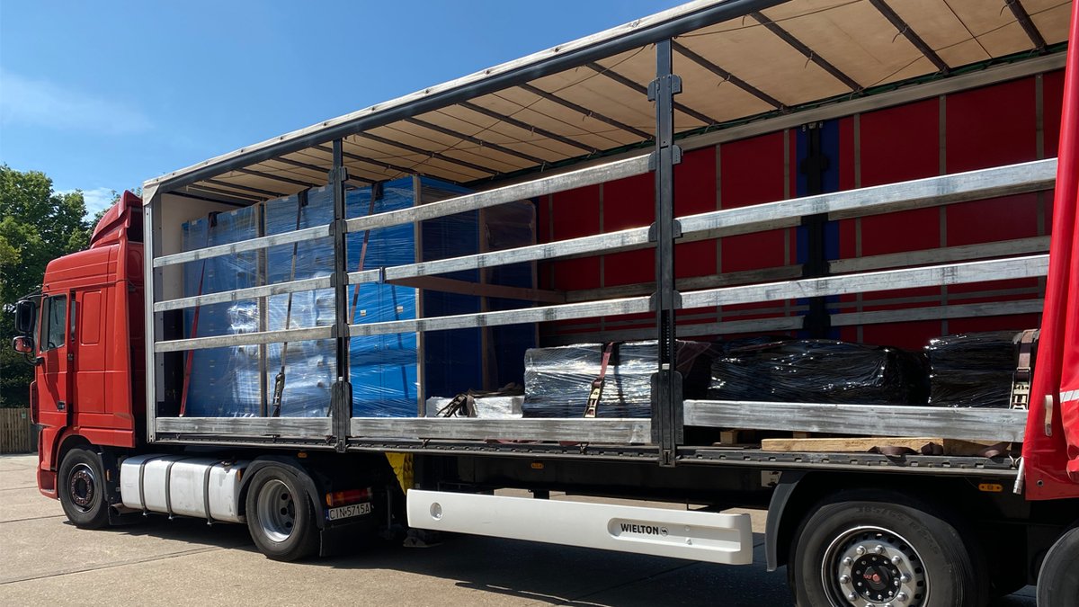 PrismPowerUK's tweet photo. Switchboards bound for a critical data centre facility in Germany and the Metropolitan Police service. See how we are supporting our mission critical service clients during the COVID-19 crisis #switchgear #criticalpower 
https://t.co/FyDOFPXYta https://t.co/W3CNliiLKl