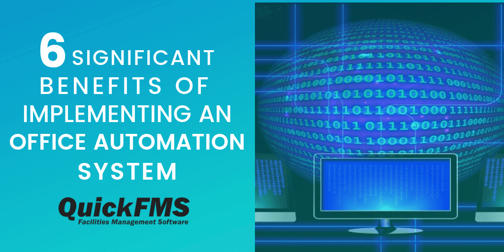 QuickFMS's tweet image. Office automation systems help in optimizing the existing office procedures by saving time, money, and human efforts.

quickfms.com/blog/significa…

#OfficeAutomation #SpaceUtilization #OfficeAutomationSystem #BusinessAutomation  #AutomationSoftware #QuickFMS