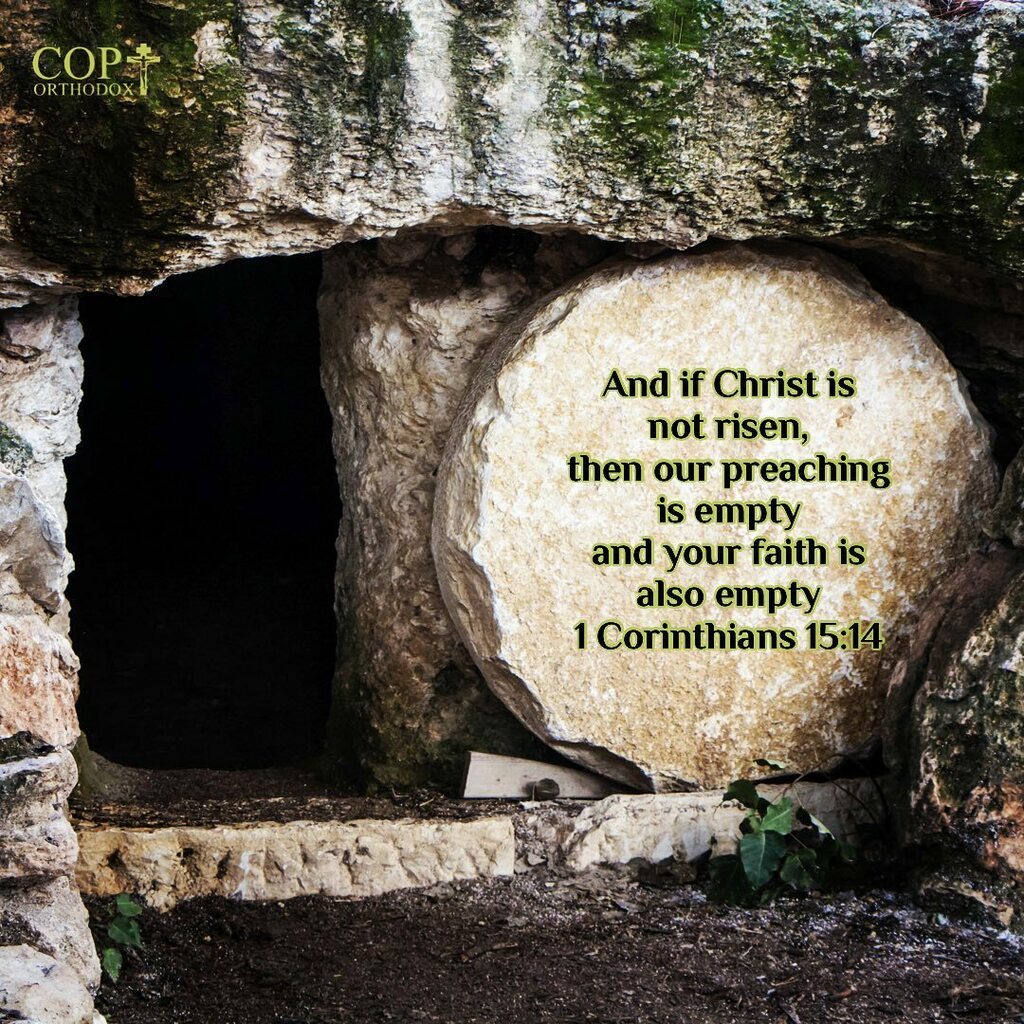 coptorthodoxnet's tweet photo. And if Christ is not risen, then our preaching is empty and your faith is also empty. 1 Corinthians 15:14
#coptorthodox #bibleverse #bible #dailybibleverse #bibleversedaily #dailyverse #coptic #orthodox #easter #christresurrection #jesusisrisen #christis… https://t.co/84bJDiFqP5 https://t.co/2vLBRwHCVu