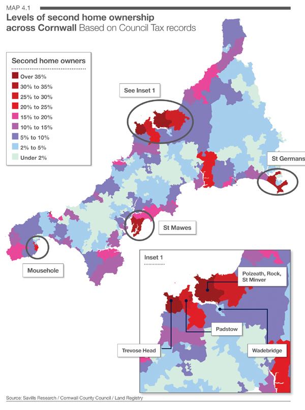 The shocking spread of the scourge of second homes.