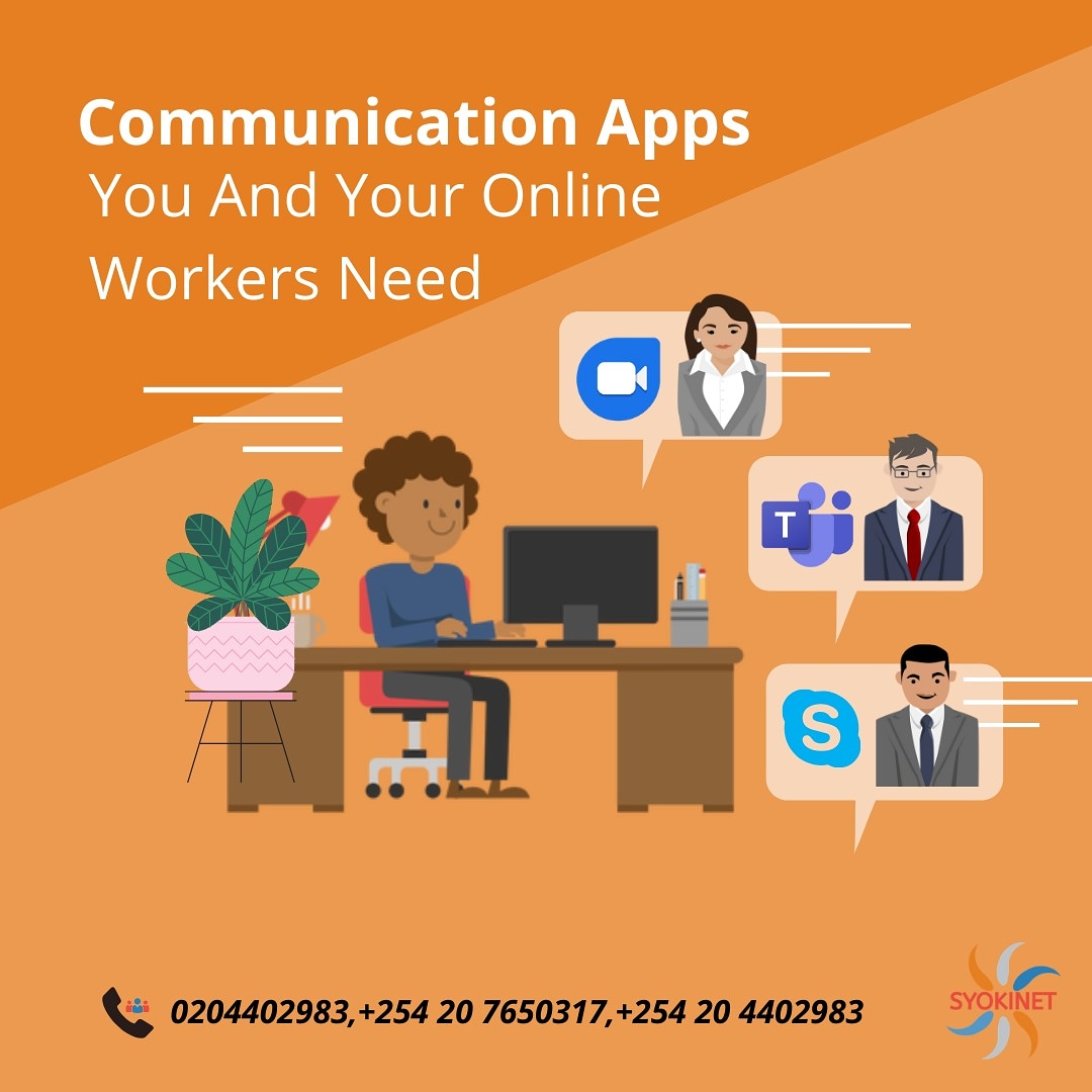 syokinet's tweet photo. Communicating is a necessity in any business, especially when you have to work from home.
We recommend to use for your business meetings. Additional Google hangouts & WhatsApp calls are also essential to use once connected.
#syokinet
#fastinternetconnection https://t.co/yFJTJwZnFr