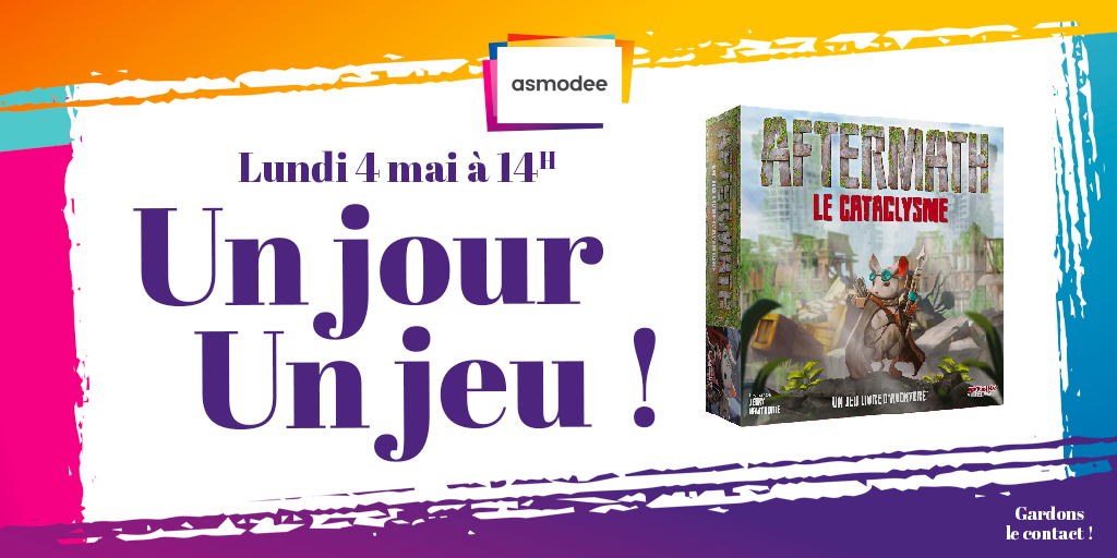 asmodee_fr's tweet image. Confinés pour la bonne cause ? Évadez-vous avec un jeu ! C’est cool, on vous en fait gagner un ! 

Pour le recevoir chez vous, Rt + follow @Asmodee_fr et mentionnez 2 amis avec qui vous jouerez une fois le confinement terminé.
