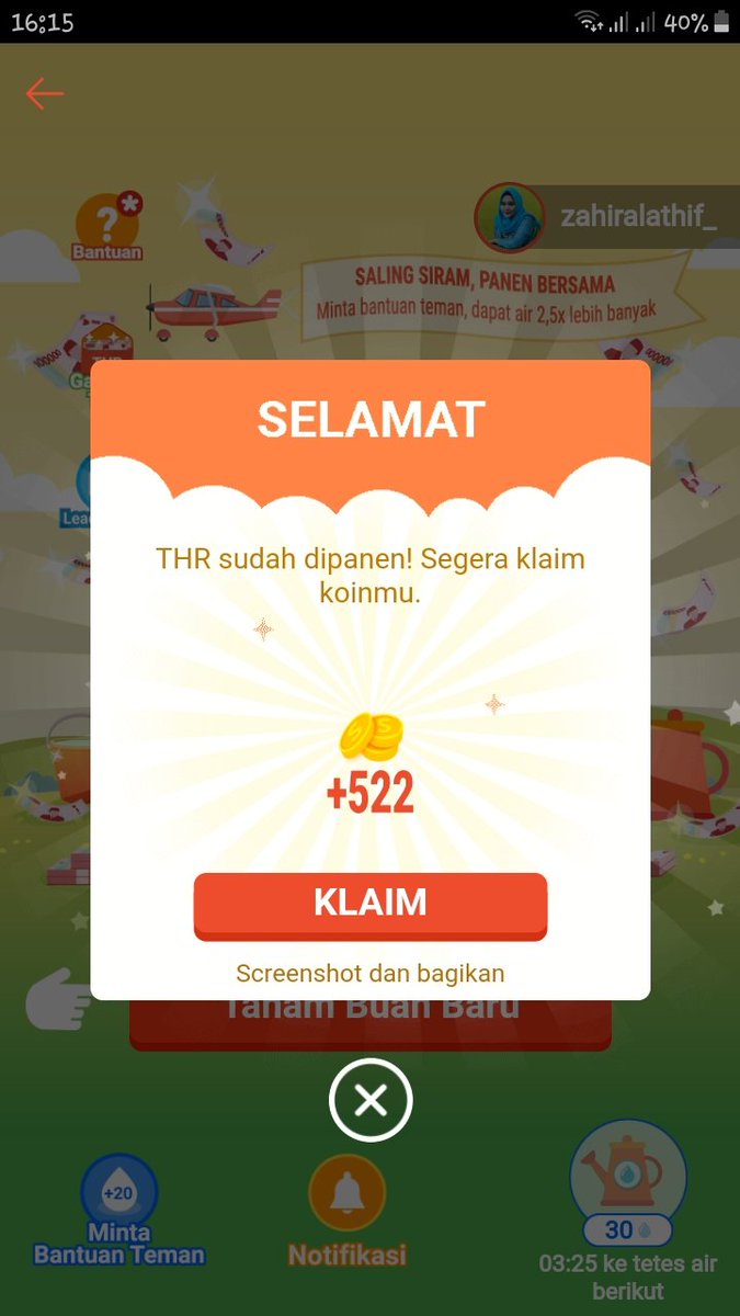 Kapan 1 JT 🥺
<a href="/ShopeeID/">Shopee Indonesia</a> 
#ShopeeTanamTHR10M 
#ShopeeDariRumah 
#ShopeeID