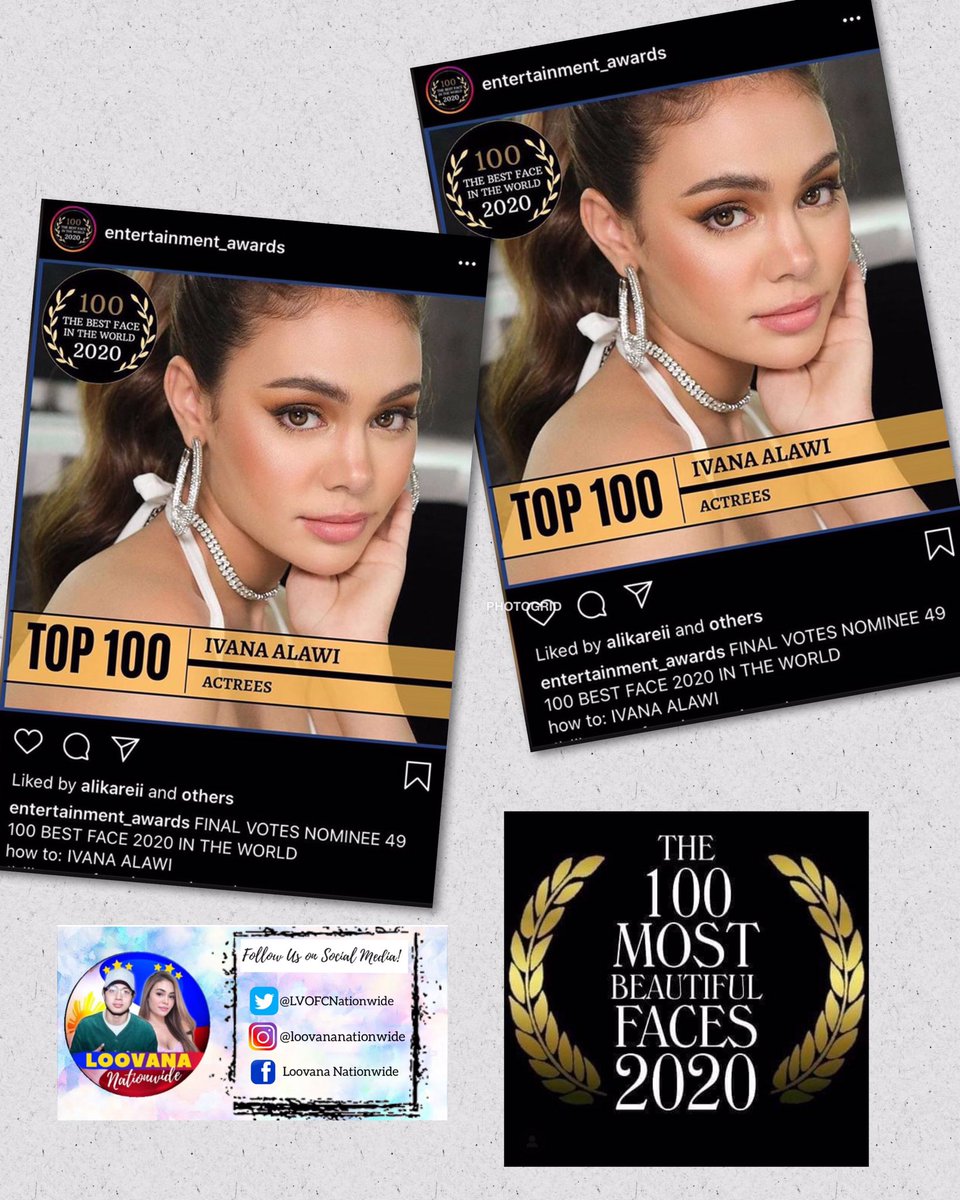 LilWayne_143's tweet photo. waaahhhh..!! congrats to all of us LooVaannniiisss..!! eefffoorrrtt sa Voting.!! kasama tau sa “FINAL VOTE NOMINEE 49
#BestFace2020 #IvanaAlawi #LooVana @ivanaalawi Keep our voting Consistently Fam! #tccandler 

LOOVANA HanggangDULO https://t.co/HDS1oMgz0Q