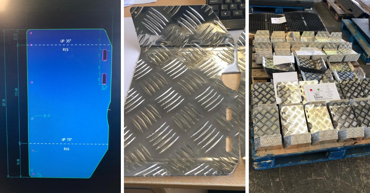Good morning! We've got another great job to share with you, from our HiTech division. 

These automotive parts we reverse engineered from a customer sample, laser cut and pressed in-house. 

Delivered, on schedule, to the customer last week 

#Laser #UKManufacturing