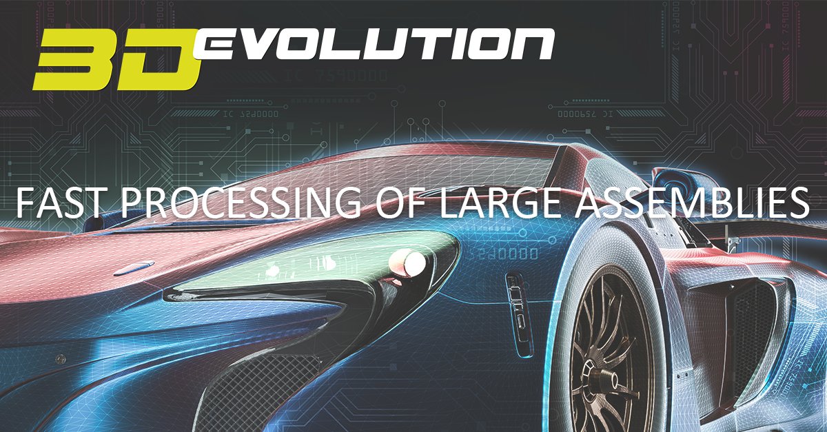 CoreTechnologie's tweet image. How to create lightweight solid models in just a few minutes with file size reduction? 
#3D_Evolution simplifies #CAD data for further processing in CAD or 3D planning systems. Fully automatic simplification with data compression of up to 95%.
✍️bit.ly/35vQP1J