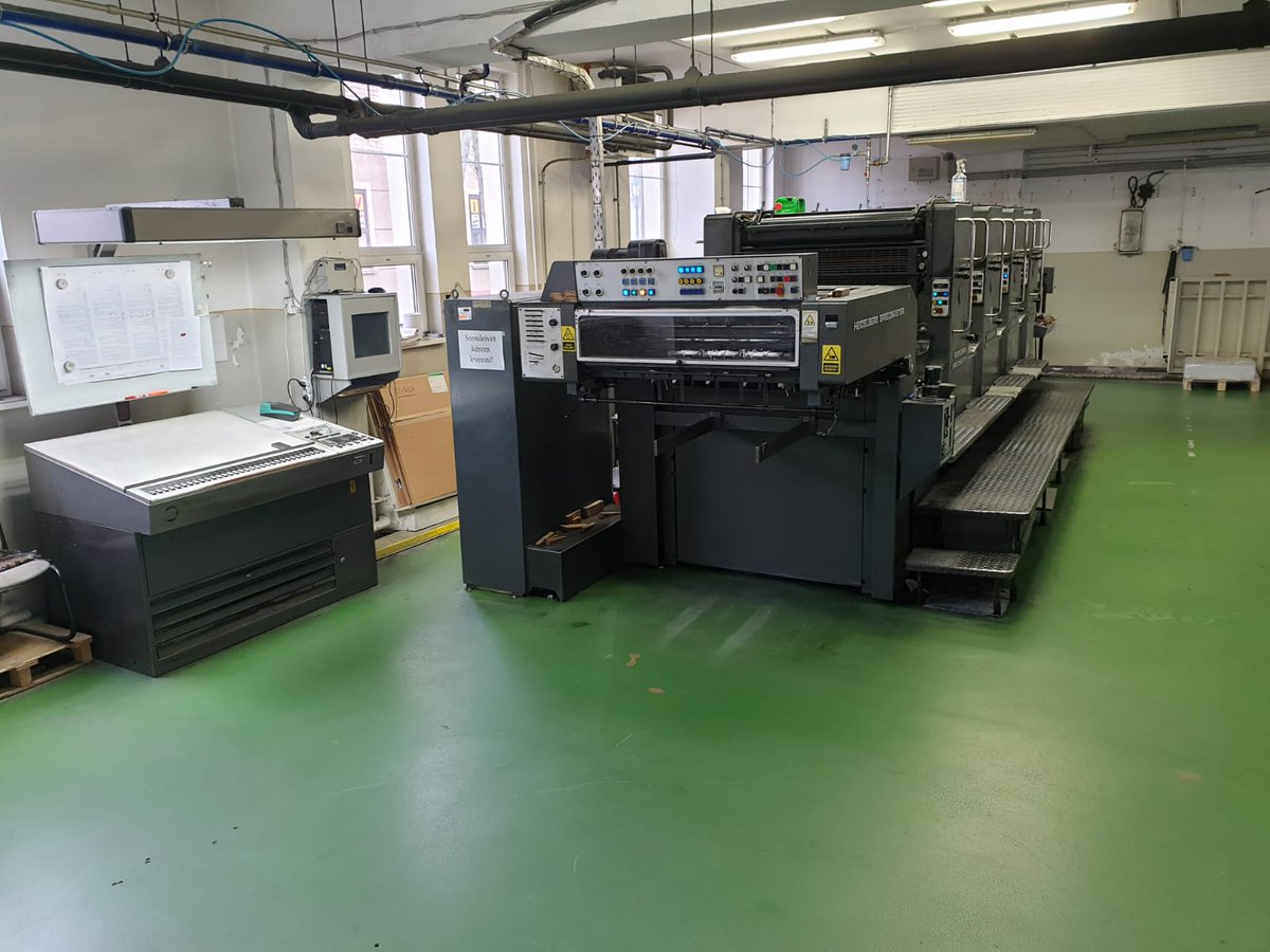 Pinheiros_Press's tweet photo. 1987 Heidelberg SM 102 VP 👀 - https://t.co/CY2uUa0Rzn We are very pleased to offer this well maintained and clean machine to the market! https://t.co/fh5PGc85Hs