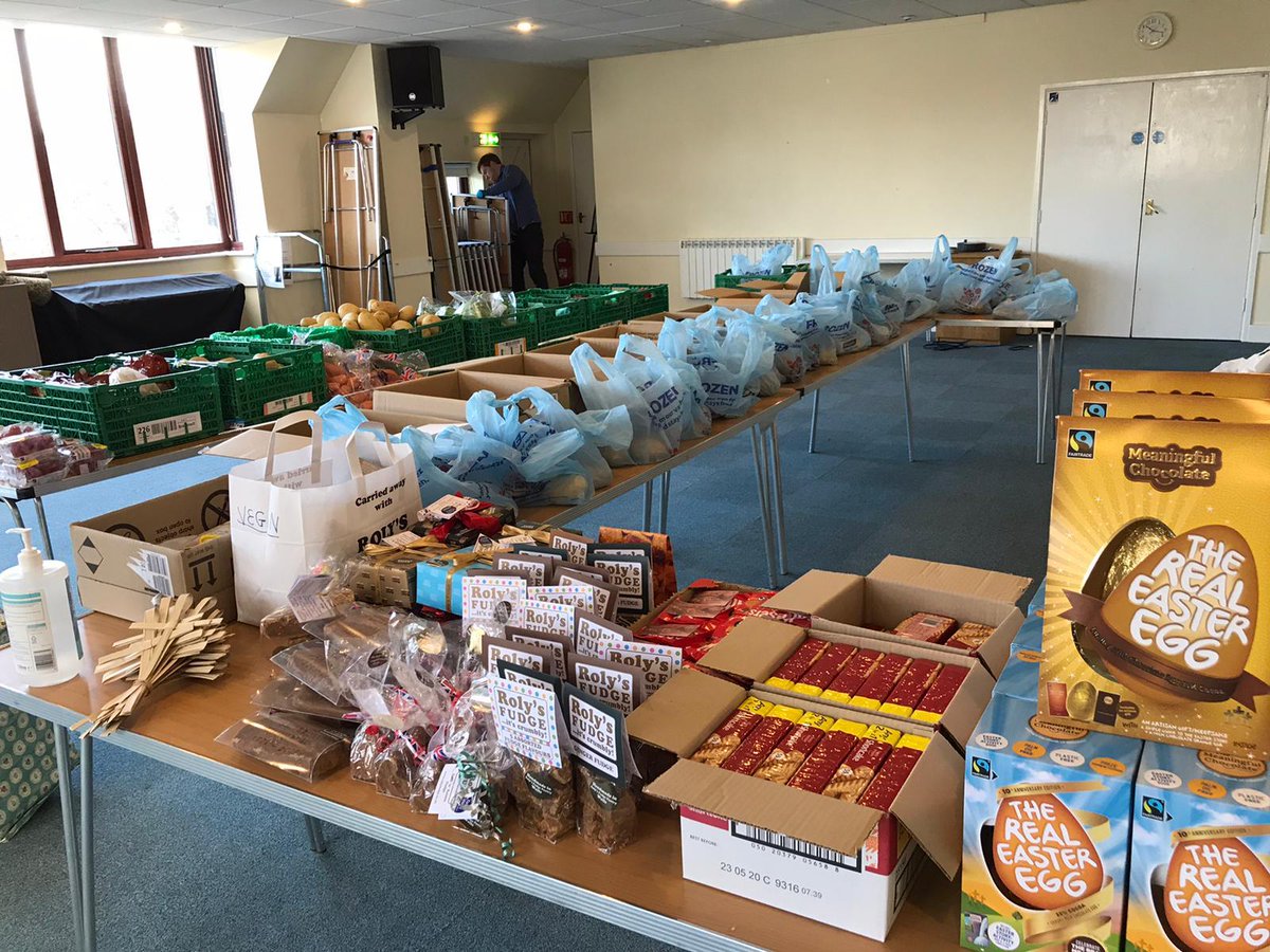 weareStPauls's tweet photo. Church is not closed, it is on deployment! Since the March our community team has:
-distributed 1.6 tonnes of surplus food to 625 people 
-shopped and delivered prescriptions 
-made 803 telephone calls 
Thank you to everyone who has supported. @WiltsCF @Pantrypartner
 @waitrose https://t.co/4COsNScJDV