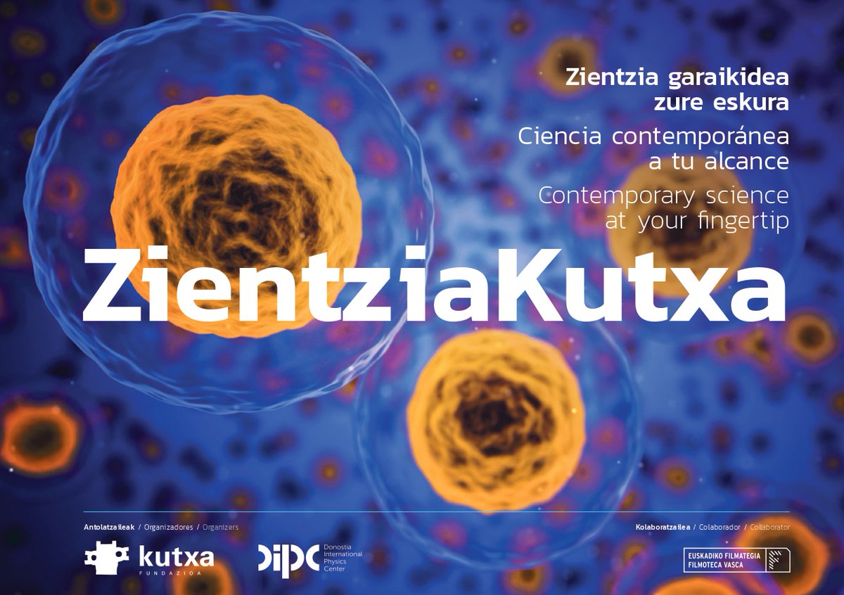 DIPCehu's tweet photo. En mayo reanudamos #Zientziakutxa con dos charlas online. Empezamos con:
📌Neutrinos e imagen médica: la extraña pareja
👩‍🔬  Paola Ferrario, @Ikerbasque &amp; DIPC
📆  Jueves 07/05, 19h
Síguela aquí: https://t.co/UM0WpZQ0FZ
+INFO: https://t.co/eqx0wt6XO6
@kutxakultur  @eurekakutxa https://t.co/waEN0xMbZT