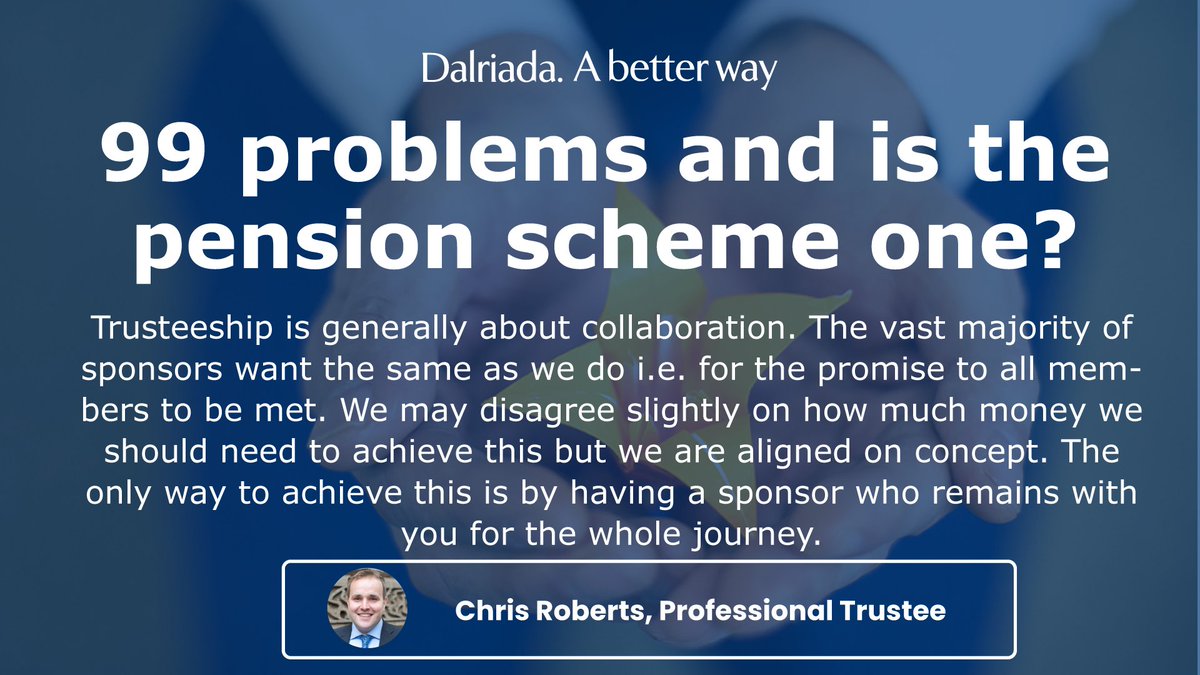 99 problems and is the pension scheme one?➡️ dalriadatrustees.co.uk/99-problems-an…
