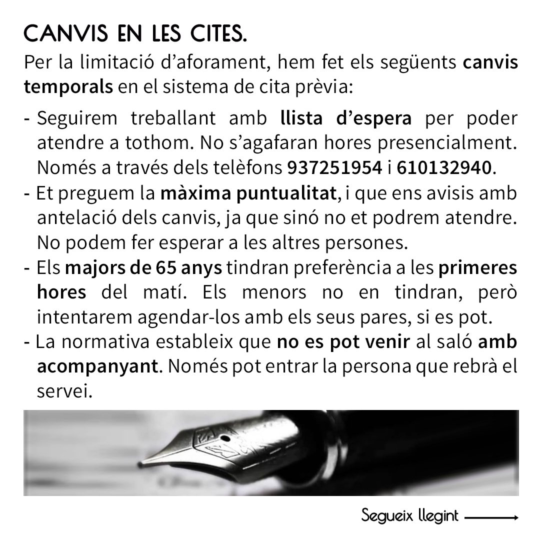 LeLookSBD's tweet photo. Habemus BOE!
Per fi ens tornarem a veure! A partir de dimarts 5.
Aquí t'expliquem tot el què et cal saber de la tornada. 👇🏻
#lelook #mylelook #perruqueria #desconfinament #Sabadell #RamblaSabadell https://t.co/YJdBJYsPSi