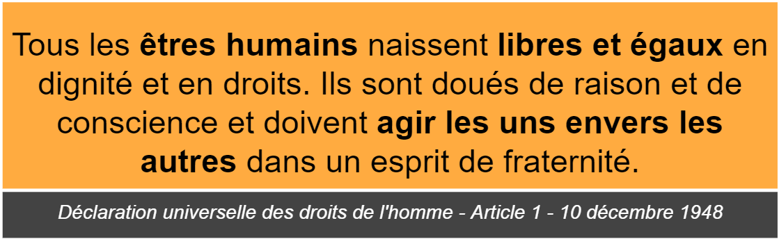 #droitsdelhomme 
Quand passera t-on de la théorie à la pratique pour de vrai ?...