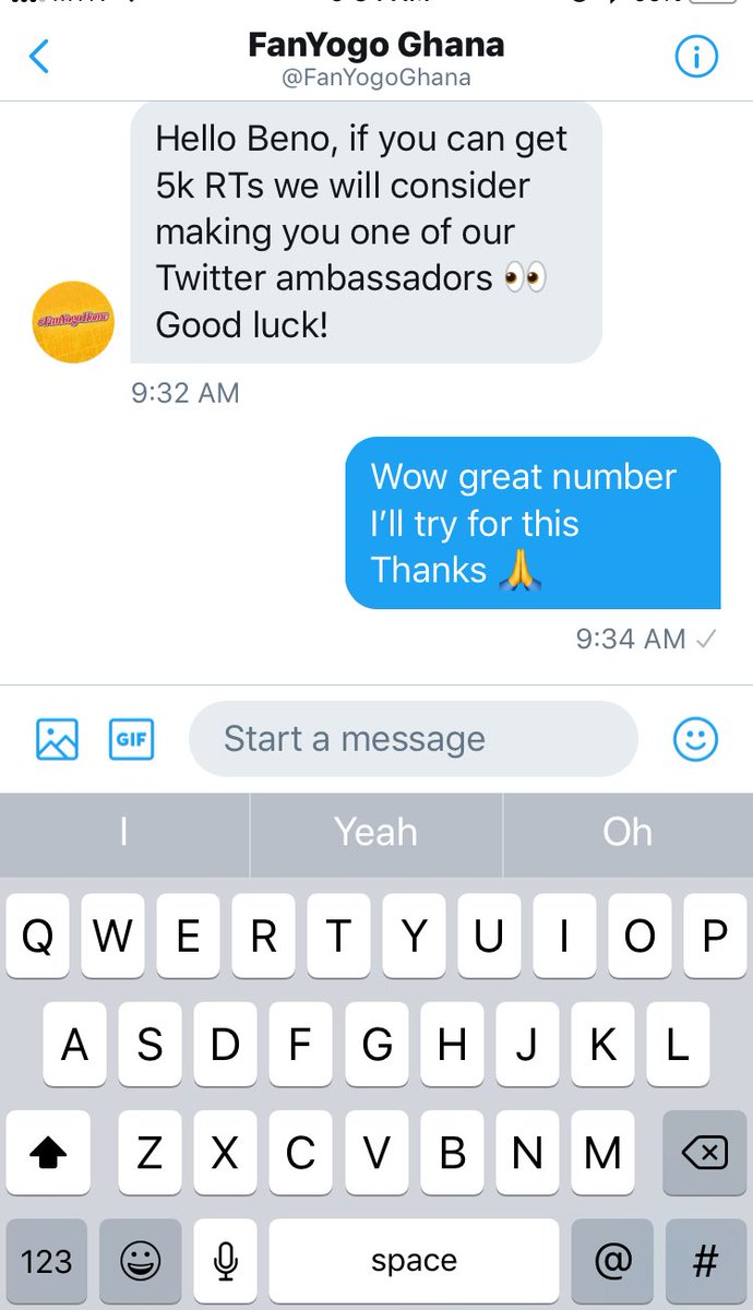 _benopaonyx1's tweet image. Guys I need a whooping 5K RTs to be considered one of Twitter ambassadors for @FanYogoGhana 
Kindly help me secure this ❤️🙏
Show me love fam