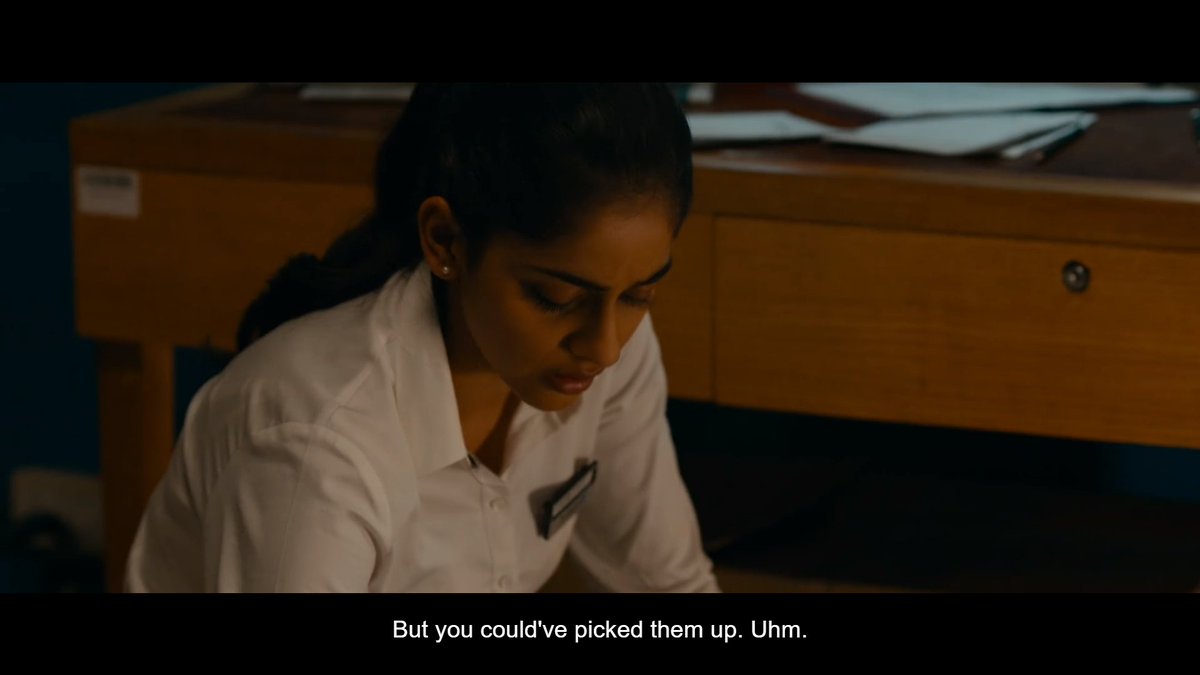 This scene also vividly implies who distinctive Dan and Shiuli are from each other. Though he knows what he has done, Dan doesn't show the remote emotion of guilt or regret. Shiuli perhaps knows him better, & she accepts it. Or perhaps, that's the nature of her. "Acceptance."