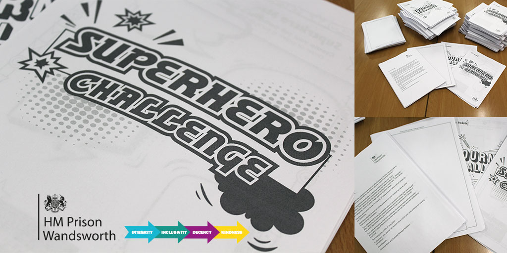 We've teamed up with <a href="/prisonadvice/">Pact</a> to send Activity Packs home to the children of dads in our care, including a drawing competition for under and over 5 yrs.  Entries will be displayed in our visits hall, and dads will get a copy too. Dads can apply via our digital kiosks.